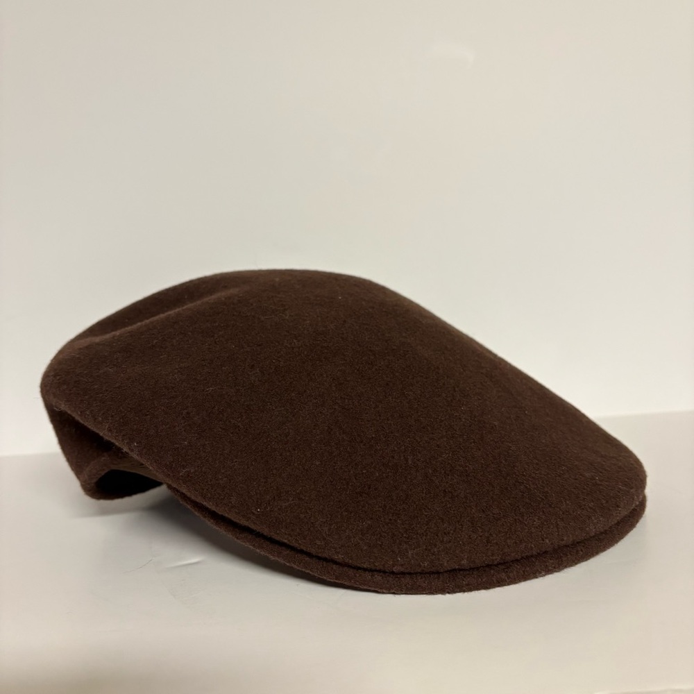 Brown wool Kangol hat - Picture 2 of 8